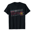 Denver Colorado Mile High City Distressed T-Shirt - Graphic Print Men Women - T-Shirt, Sweatshirt, Hoodie