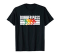 Snowboard Donner Pass Stripes Donner T-Shirt - Unique Graphic Men Women - T-Shirt, Sweatshirt, Hoodie