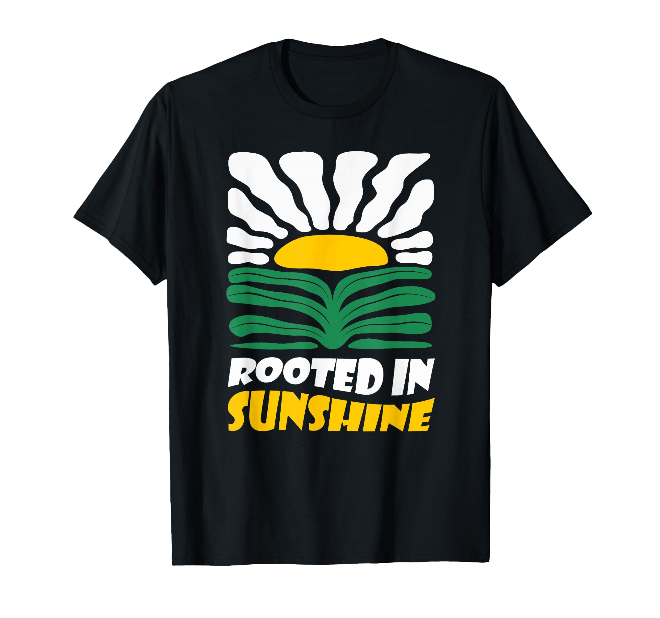 Boho Rooted Sunshine Summer Flower T-Shirt - Aesthetic Graphic for Adults - T-Shirt, Sweatshirt, Hoodie