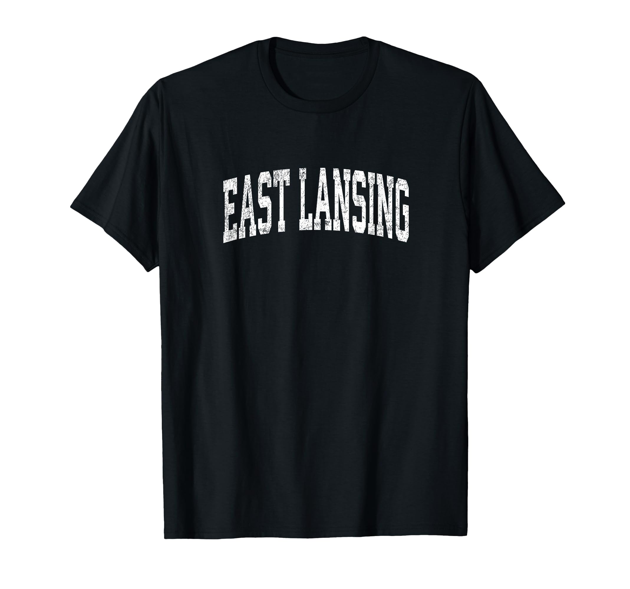 East Lansing Michigan Mi Athletic Sports T-Shirt - Streetwear Style Unisex - T-Shirt, Sweatshirt, Hoodie