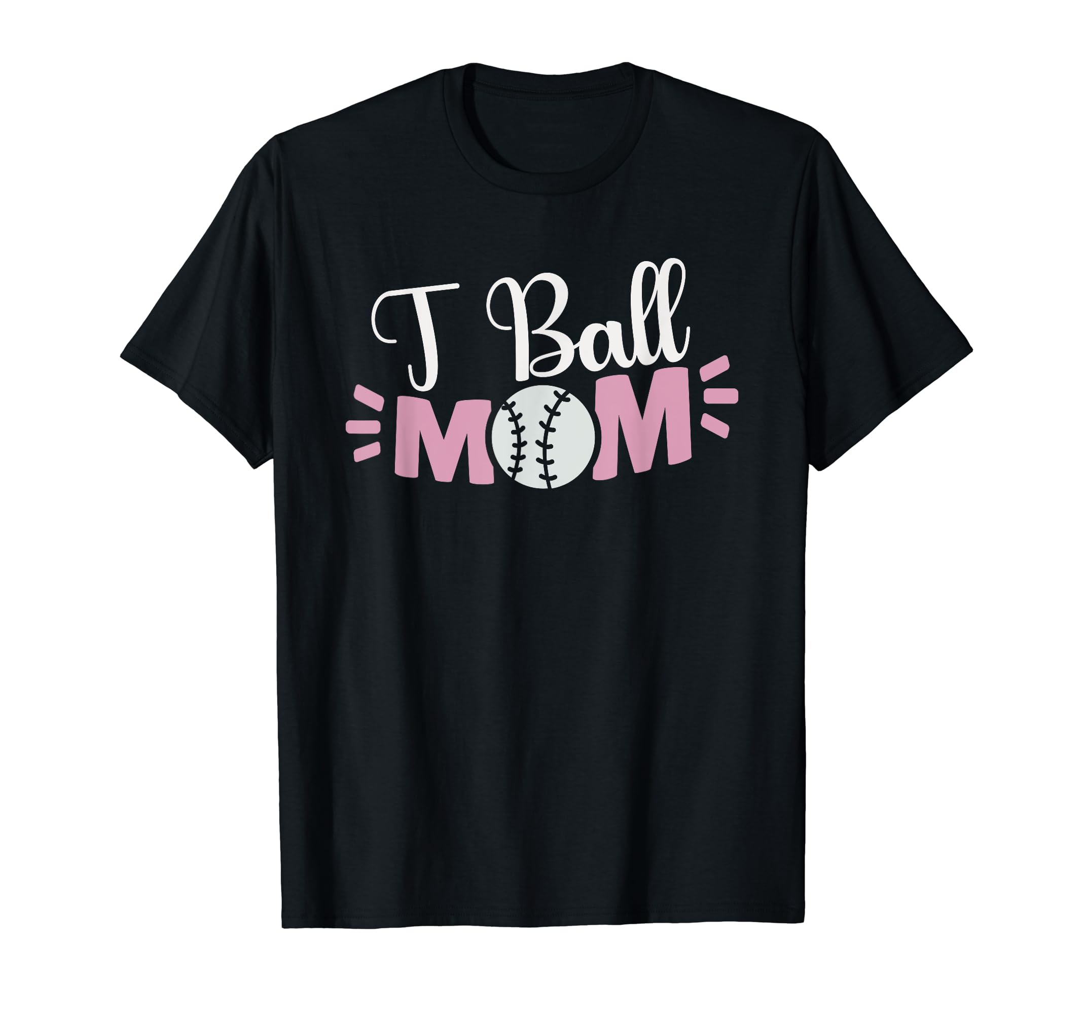 T Ball Mom Tball Mama Funny Baseball T-Shirt - Minimalist Print for Adults - T-Shirt, Sweatshirt, Hoodie