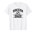 Soccer Dad White Sports Dad Game Day T-Shirt - Custom Art Print Unisex - T-Shirt, Sweatshirt, Hoodie