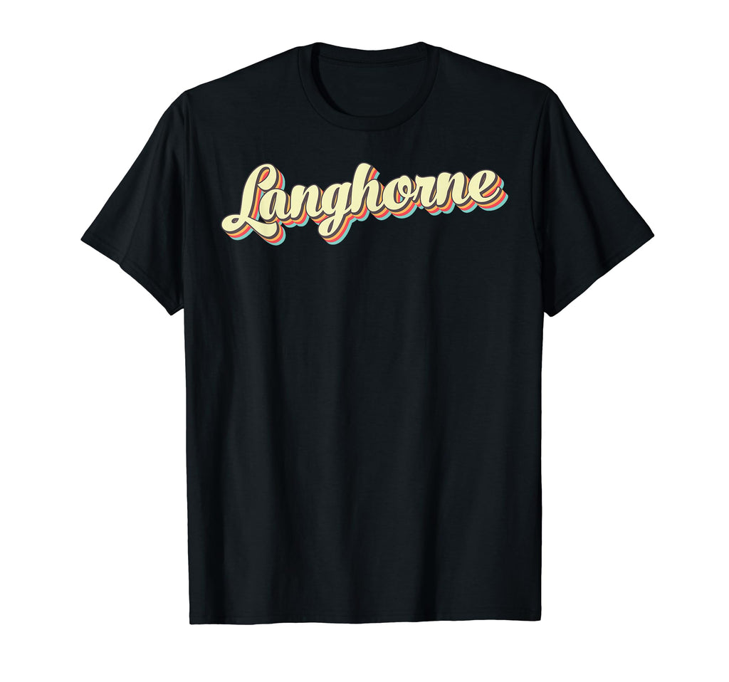 Langhorne Art Baseball Font T-Shirt - Unique Graphic Men Women - T-Shirt, Sweatshirt, Hoodie