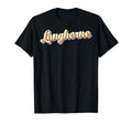 Langhorne Art Baseball Font T-Shirt - Unique Graphic Men Women - T-Shirt, Sweatshirt, Hoodie