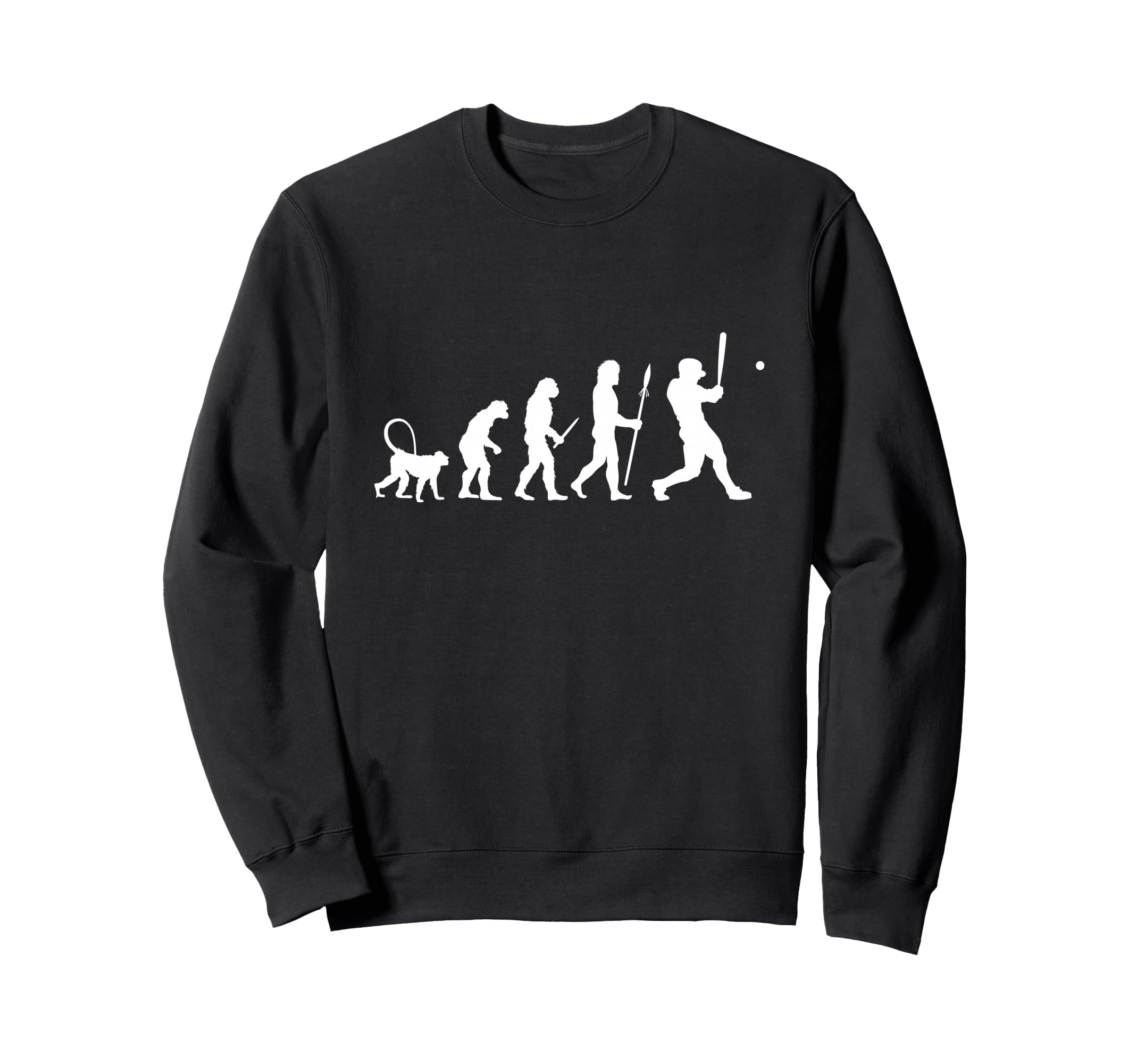 Evolution Baseball Sweatshirt - Trendy Graphic Men Women - T-Shirt, Sweatshirt, Hoodie