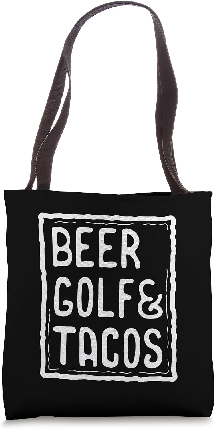 Beer Golf Tacos Drinking Sports Food Lover - Adult & Kids T-Shirts, Sweatshirts & Hoodies apparel design preview 1