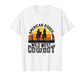 American Rodeo Wild West Cowboy T-Shirt - Custom Art Print for Adults - T-Shirt, Sweatshirt, Hoodie
