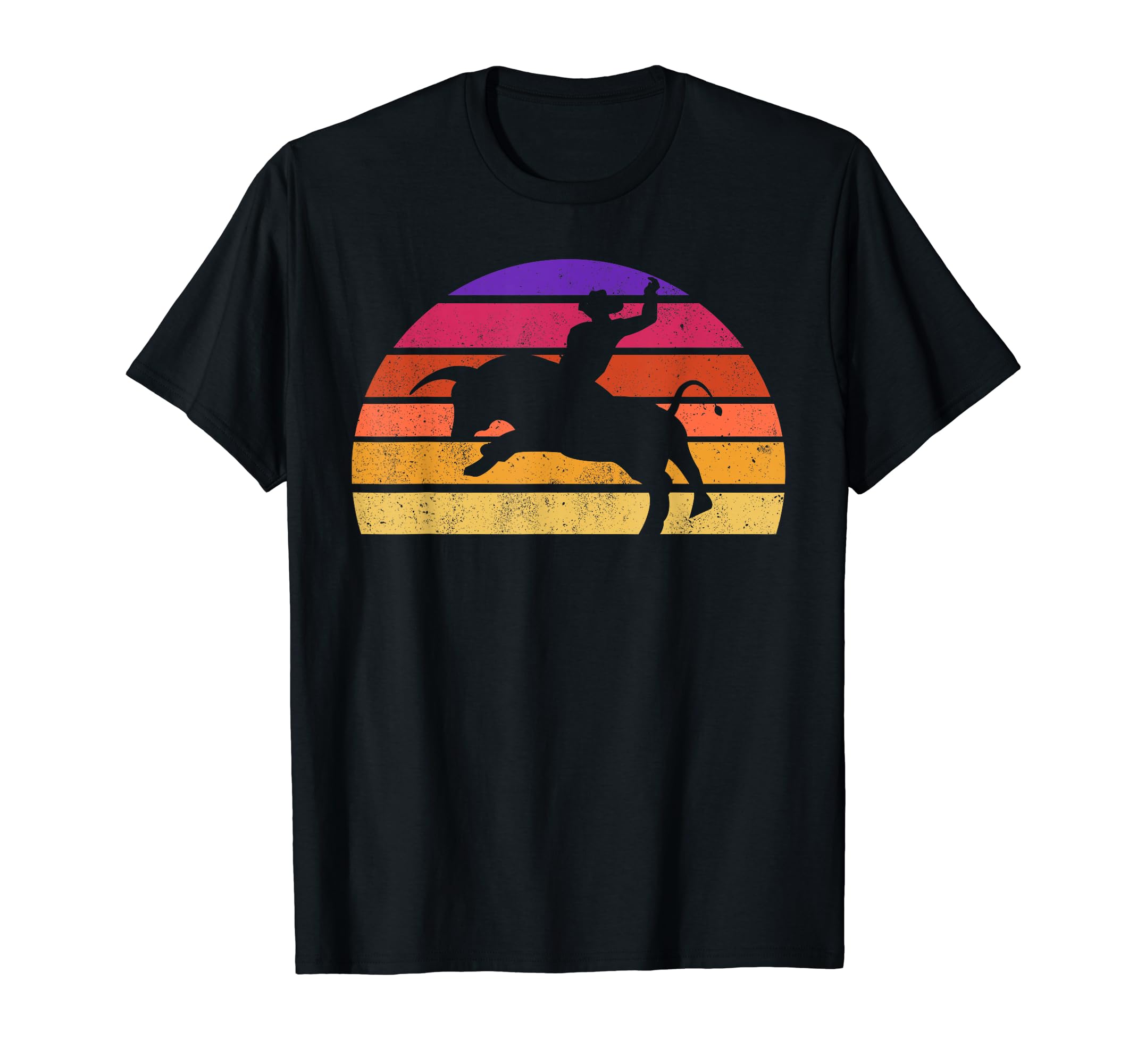 Bull Riding Western Rider Rodeo Cowboy T-Shirt - Minimalist Print Unisex - T-Shirt, Sweatshirt, Hoodie
