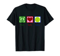 Peace Love Tennis T-Shirt - Custom Art Print Unisex - T-Shirt, Sweatshirt, Hoodie