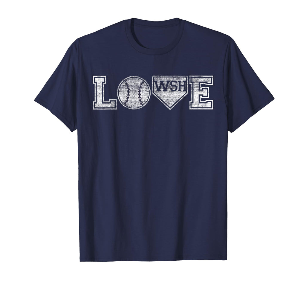 Baseball Washington Dc Team Love T-Shirt - Fun Novelty Design Men Women - T-Shirt, Sweatshirt, Hoodie
