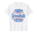 Baseball Grandpa I Teach My Grandkids T-Shirt - Aesthetic Graphic Unisex - T-Shirt, Sweatshirt, Hoodie