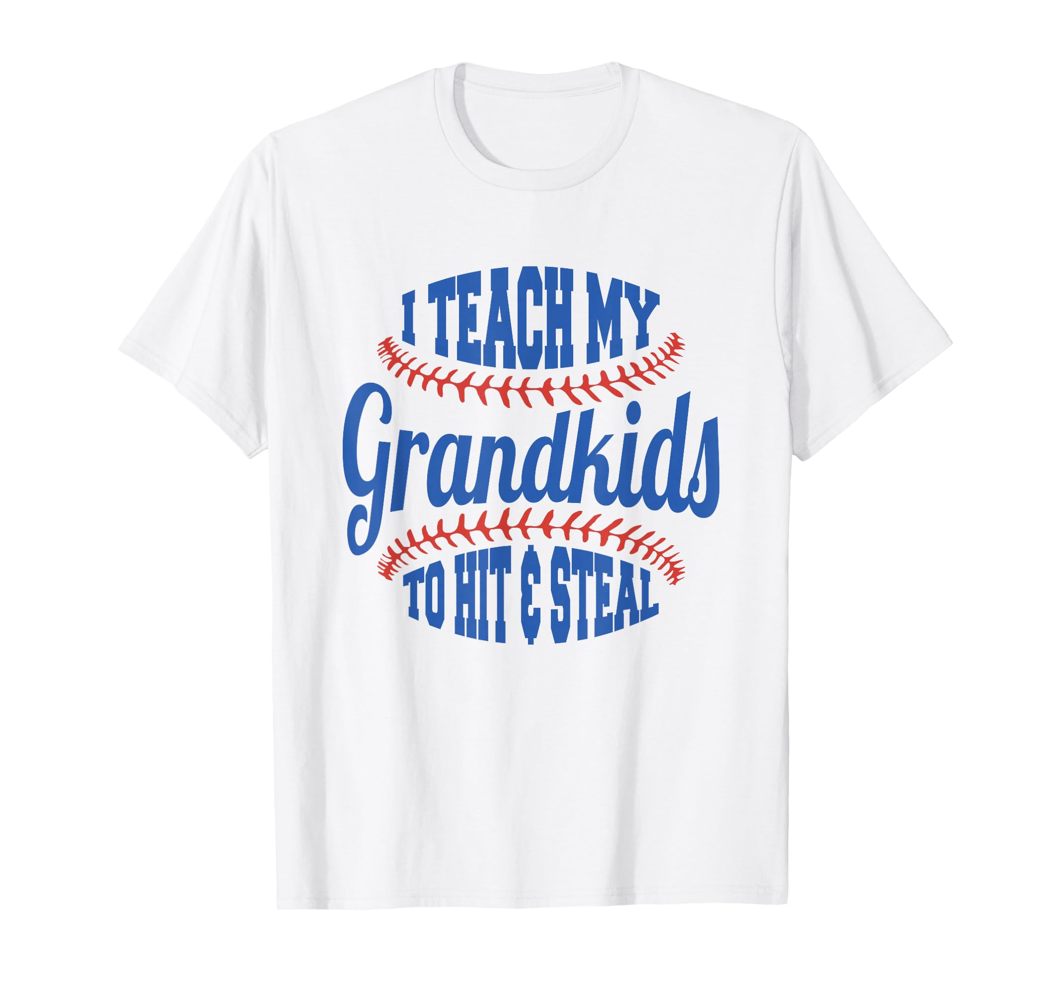 Baseball Grandpa I Teach My Grandkids T-Shirt - Aesthetic Graphic Unisex - T-Shirt, Sweatshirt, Hoodie