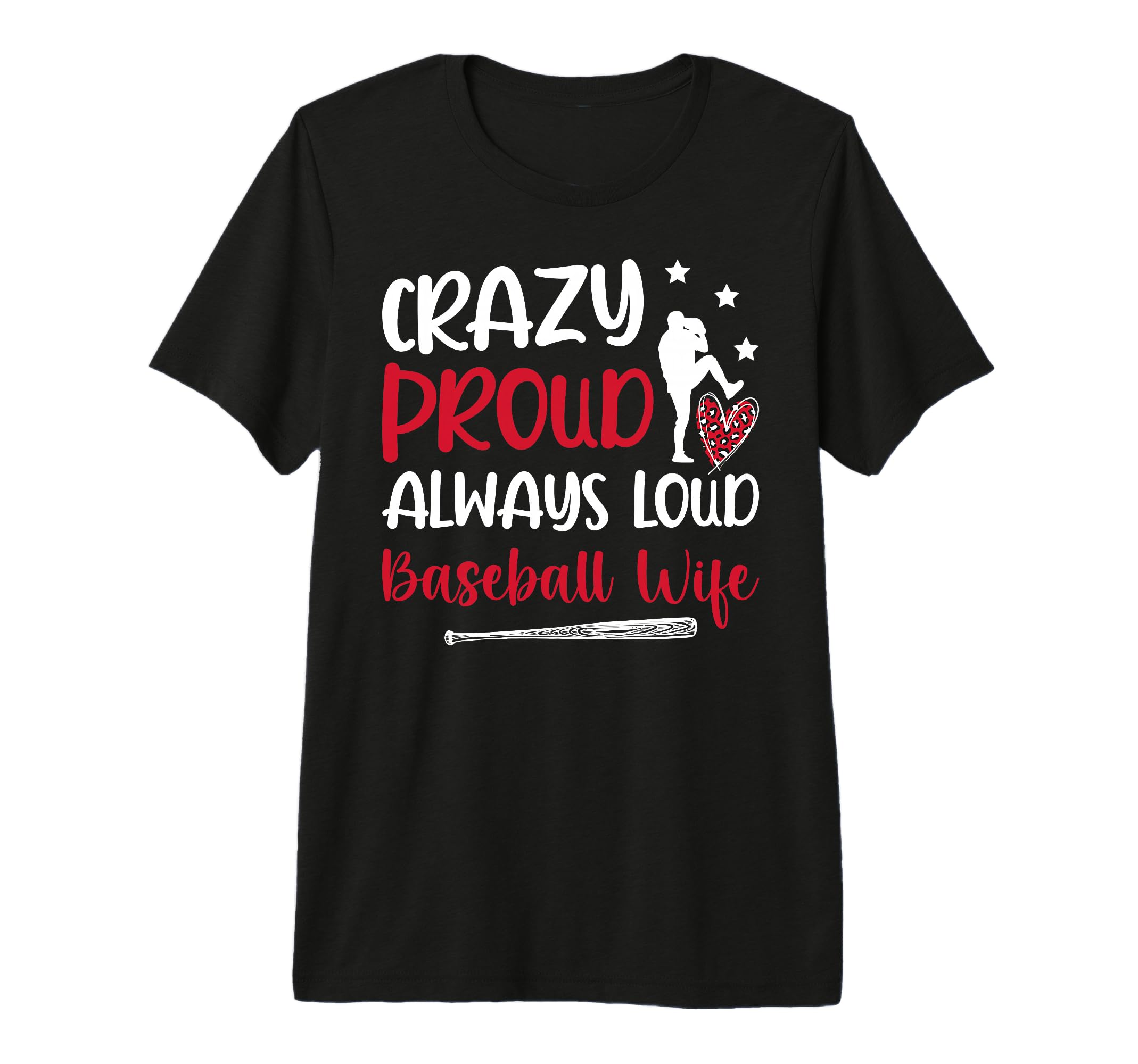 Crazy Proud Baseball Coachs Wife T-Shirt - Aesthetic Graphic Unisex - T-Shirt, Sweatshirt, Hoodie