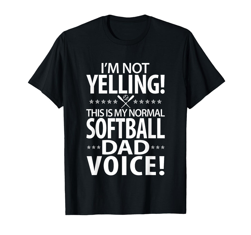Softball Dad Funny Daddy Birthday Or T-Shirt - Trendy Graphic Men Women - T-Shirt, Sweatshirt, Hoodie