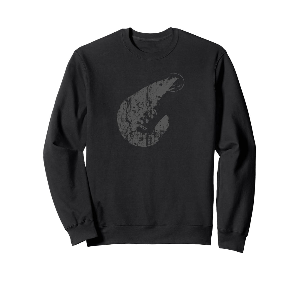 Shrimp Distressed Shrimp Sweatshirt - Custom Art Print for Adults - T-Shirt, Sweatshirt, Hoodie