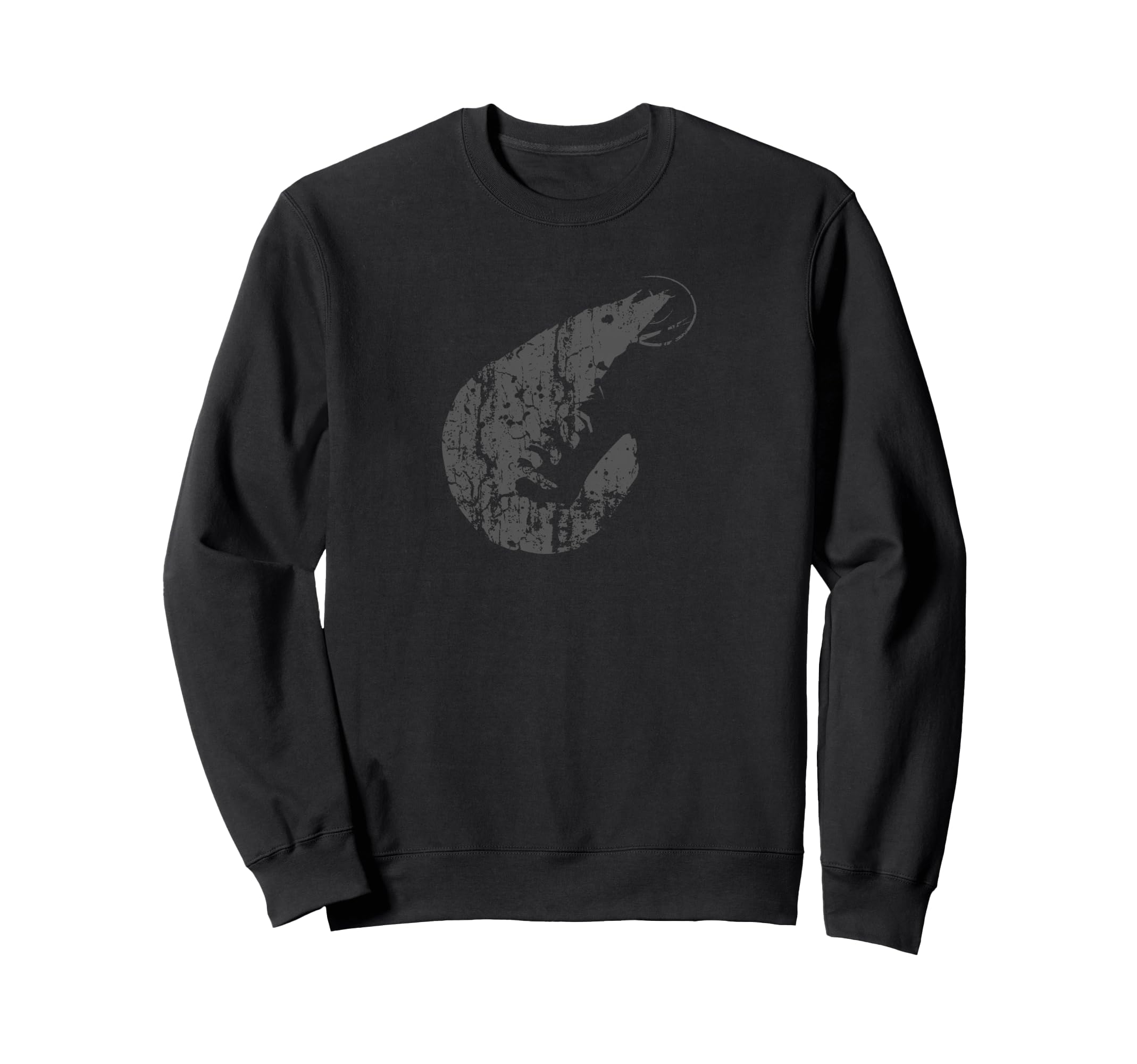 Shrimp Distressed Shrimp Sweatshirt - Custom Art Print for Adults - T-Shirt, Sweatshirt, Hoodie