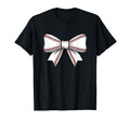 Baseball Bow Baseball Mom Mama T-Shirt - Novelty Apparel Men Women - T-Shirt, Sweatshirt, Hoodie