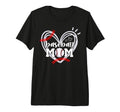 Funny Baseball Mom Heart Baseball T-Shirt - Aesthetic Graphic Men Women - T-Shirt, Sweatshirt, Hoodie