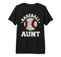 Baseball Aunt Distressed Funny T-Shirt - Minimalist Print Men Women - T-Shirt, Sweatshirt, Hoodie