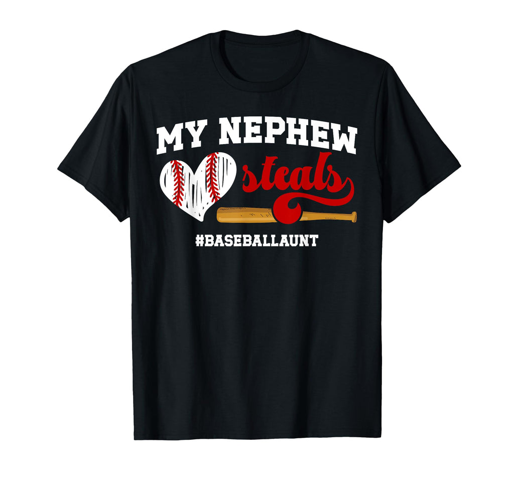 Funny Baseball Aunt Baseball Player Auntie T-Shirt - Novelty Apparel Unisex - T-Shirt, Sweatshirt, Hoodie