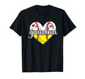 Baseball Softball Grandma Heart T-Shirt - Minimalist Print for Adults - T-Shirt, Sweatshirt, Hoodie