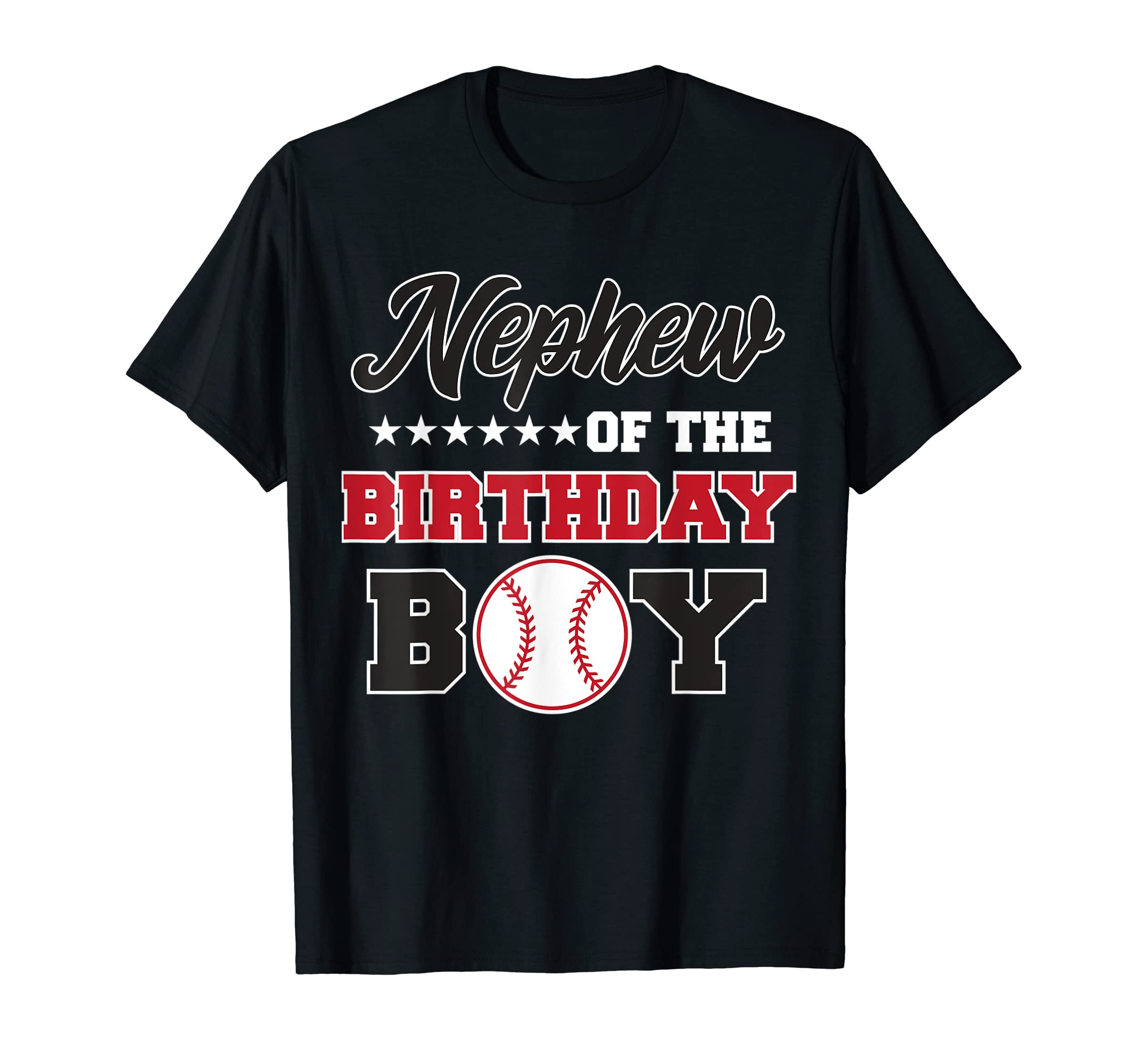 Nephew Birthday Baseball Sport T-Shirt - Minimalist Print for Adults - T-Shirt, Sweatshirt, Hoodie