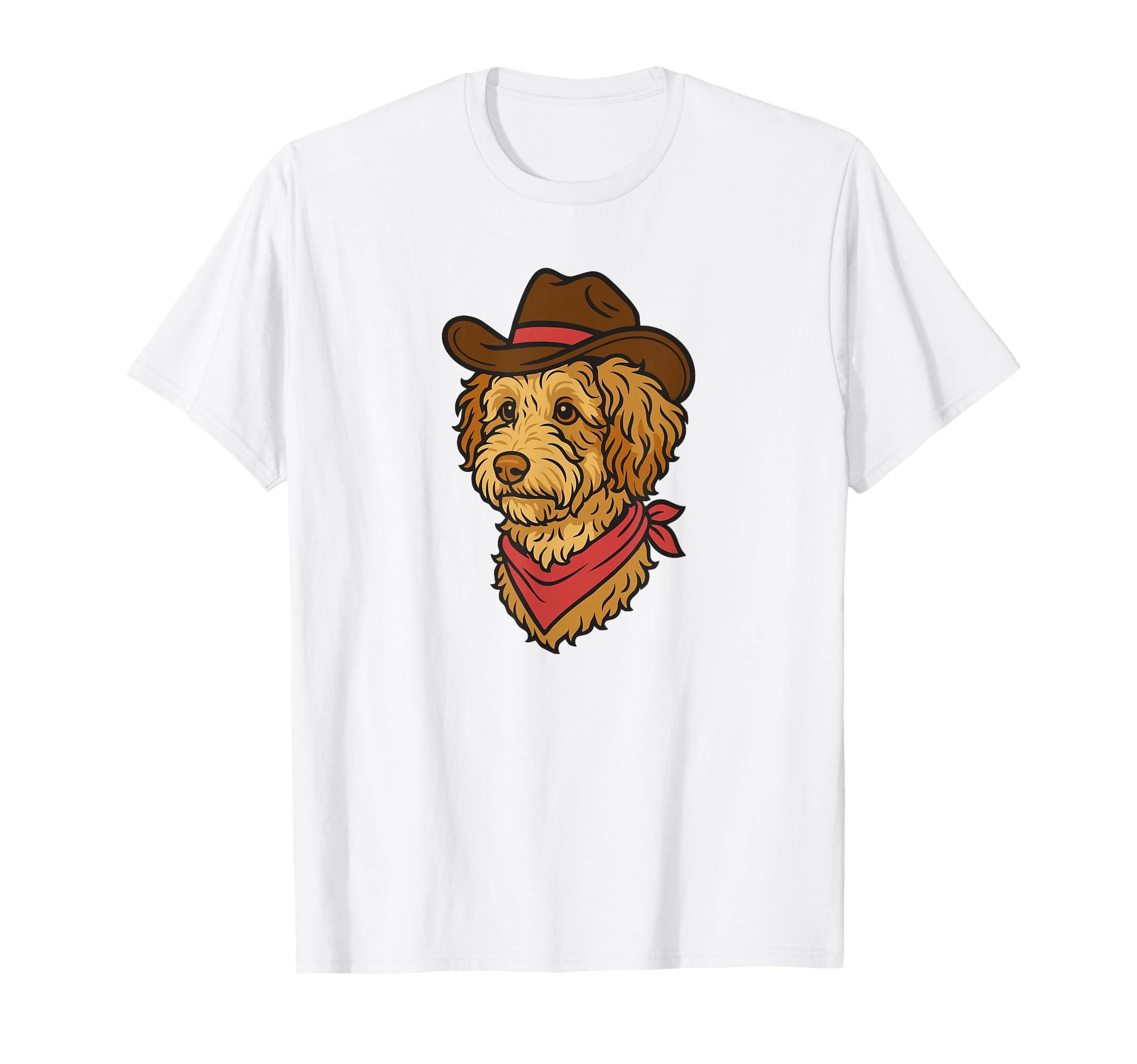Funny Cowboy Aussie Doodle Drawing T-Shirt - Novelty Apparel Unisex - T-Shirt, Sweatshirt, Hoodie