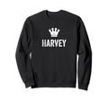 Harvey King Crown Name Called Harvey Sweatshirt - Aesthetic Graphic Unisex - T-Shirt, Sweatshirt, Hoodie