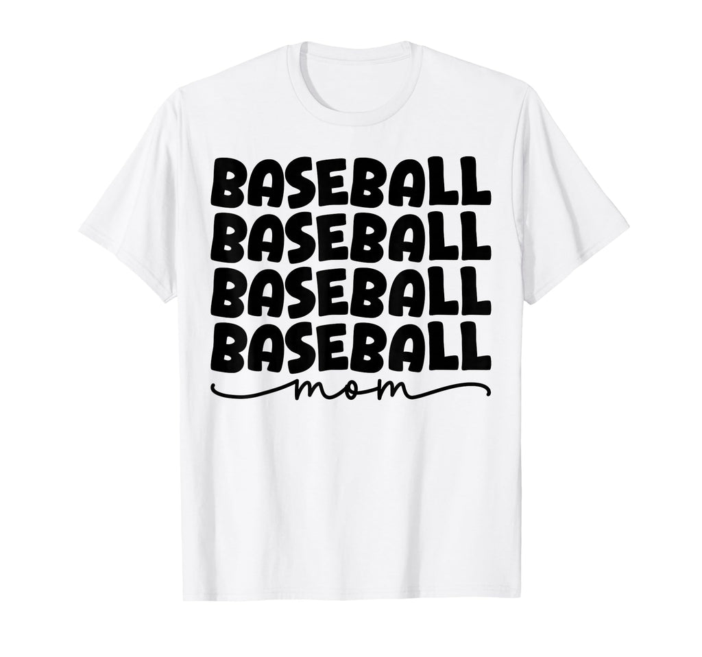 Baseball Mom Game Day T-Shirt - Graphic Print Unisex - T-Shirt, Sweatshirt, Hoodie