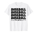 Baseball Mom Game Day T-Shirt - Graphic Print Unisex - T-Shirt, Sweatshirt, Hoodie