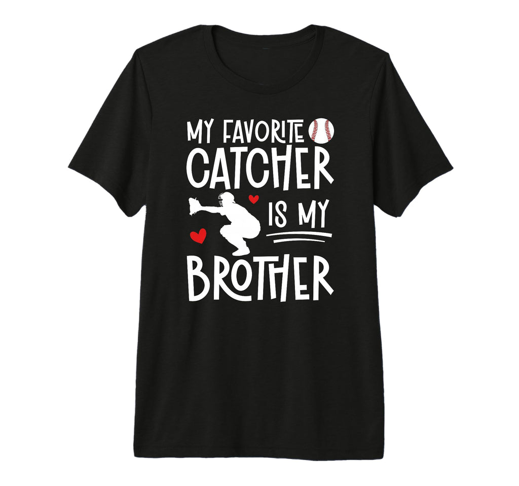 My Brother Baseball Catcher Sister T-Shirt - Aesthetic Graphic for Adults - T-Shirt, Sweatshirt, Hoodie
