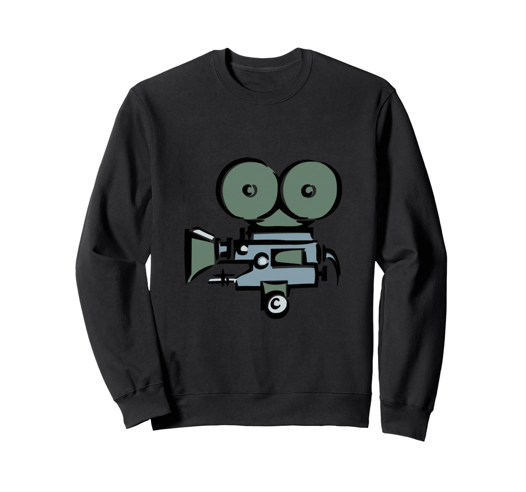 Movie Camera Sweatshirt - Aesthetic Graphic Unisex - T-Shirt, Sweatshirt, Hoodie