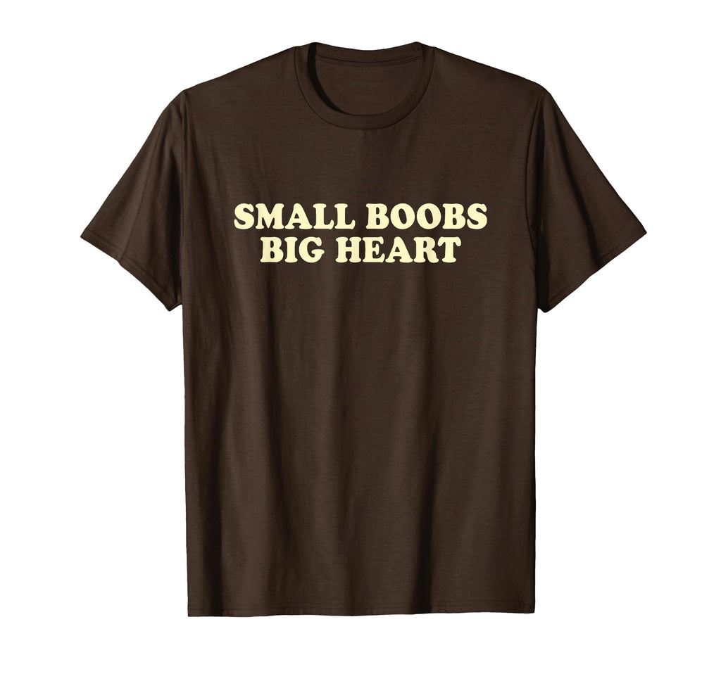 Small Boobs Big Heart Y2K Aesthetic Iconic T-Shirt - Trendy Graphic Unisex - T-Shirt, Sweatshirt, Hoodie
