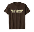 Small Boobs Big Heart Y2K Aesthetic Iconic T-Shirt - Trendy Graphic Unisex - T-Shirt, Sweatshirt, Hoodie