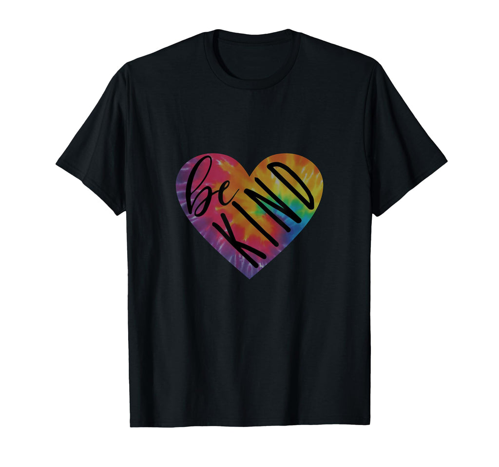 Be Kind Groovy Tie Dye Flower Power T-Shirt - Fun Novelty Design Men Women - T-Shirt, Sweatshirt, Hoodie