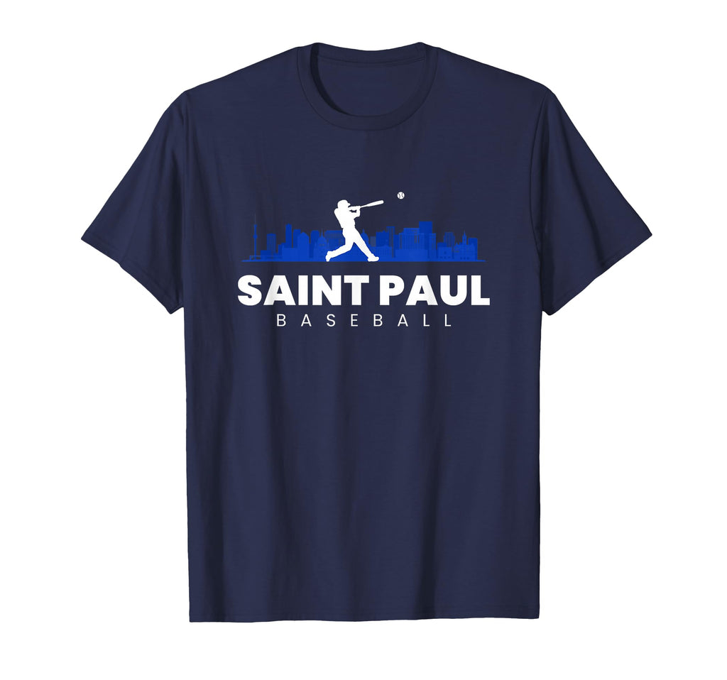 Saint Paul Baseball Minimalist T-Shirt - Trendy Graphic for Adults - T-Shirt, Sweatshirt, Hoodie