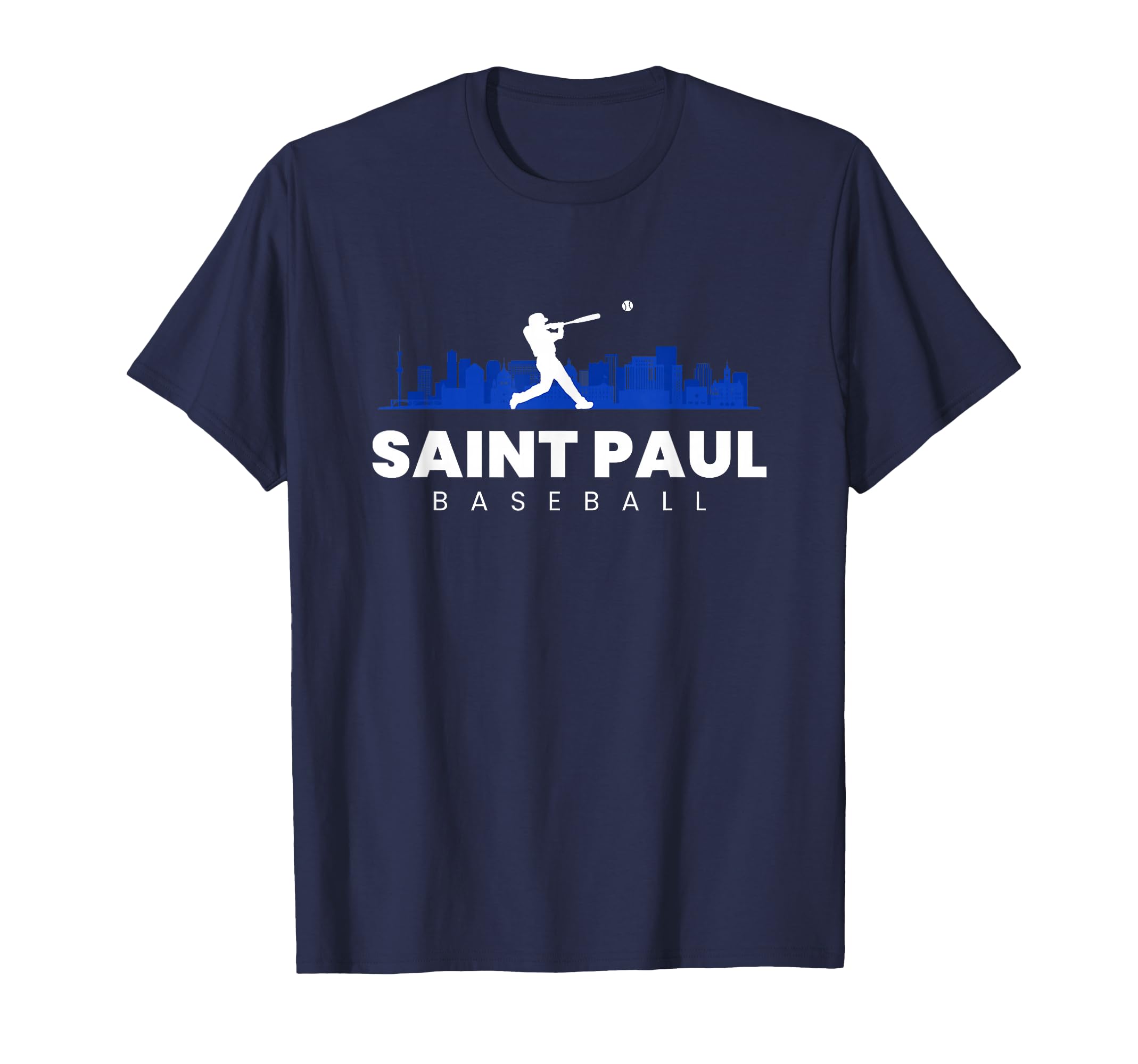 Saint Paul Baseball Minimalist T-Shirt - Trendy Graphic for Adults - T-Shirt, Sweatshirt, Hoodie