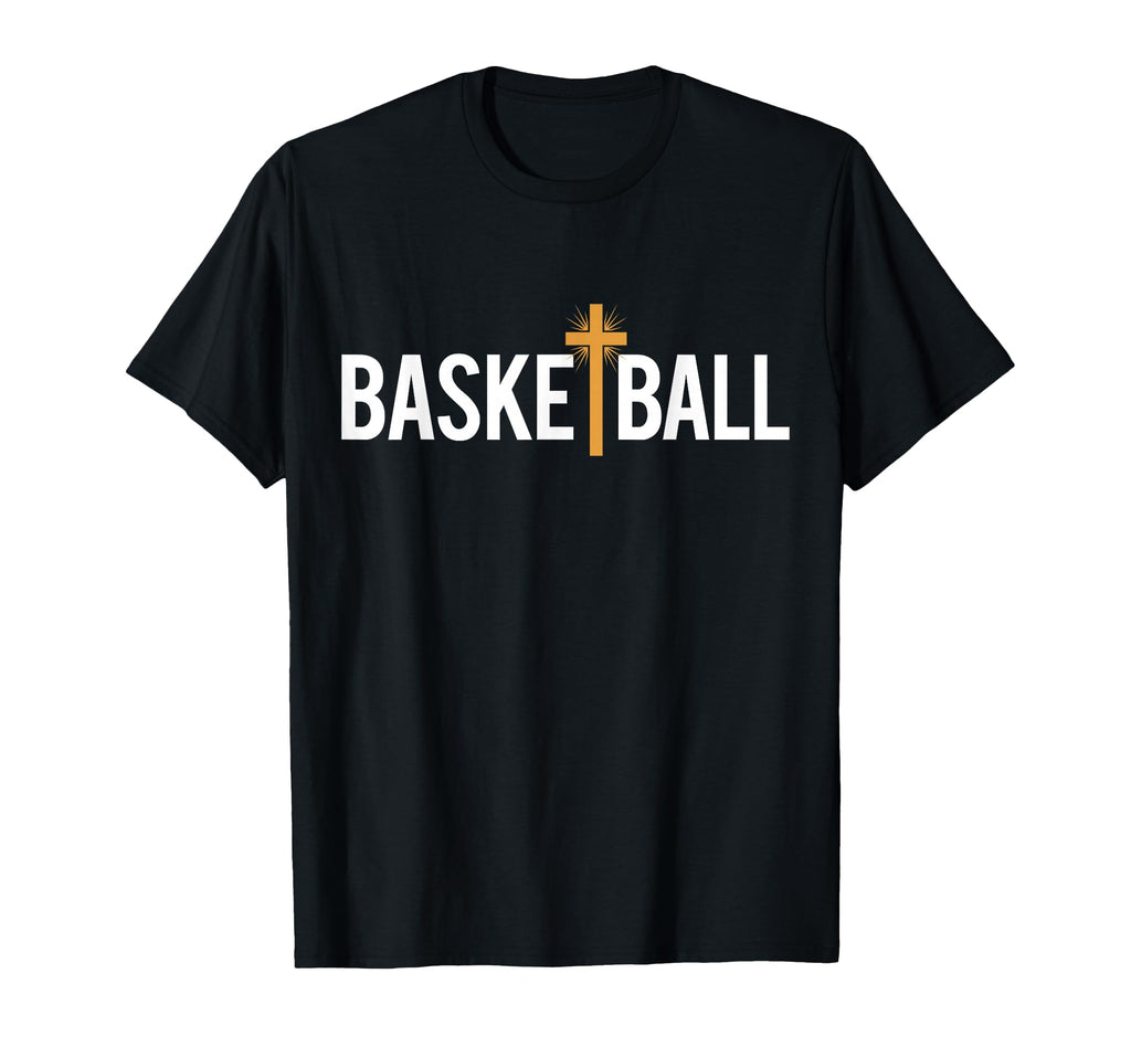 Christian Basketball Cross Faith Sports T-Shirt - Aesthetic Graphic Unisex - T-Shirt, Sweatshirt, Hoodie