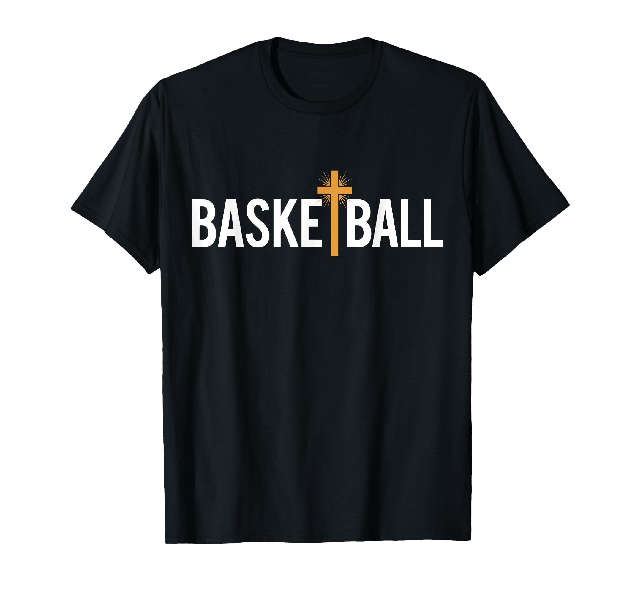 Christian Basketball Cross Faith Sports T-Shirt - Aesthetic Graphic Unisex - T-Shirt, Sweatshirt, Hoodie