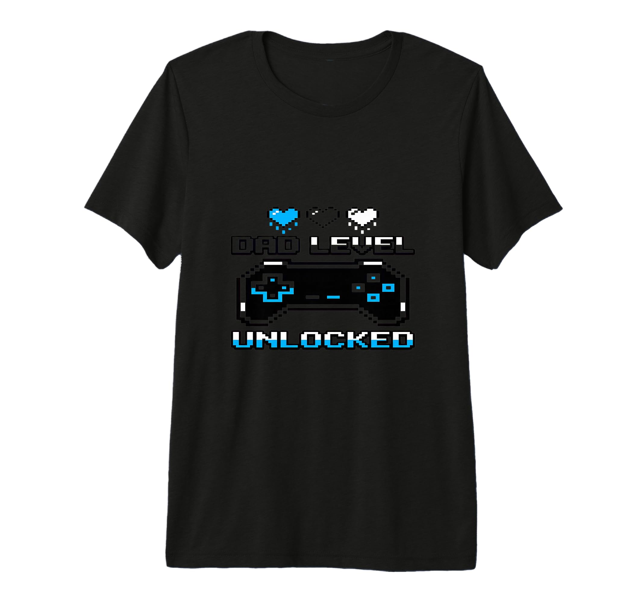 Dad Level Unlocked Gamer Dads Fathers T-Shirt - Custom Art Print Unisex - T-Shirt, Sweatshirt, Hoodie