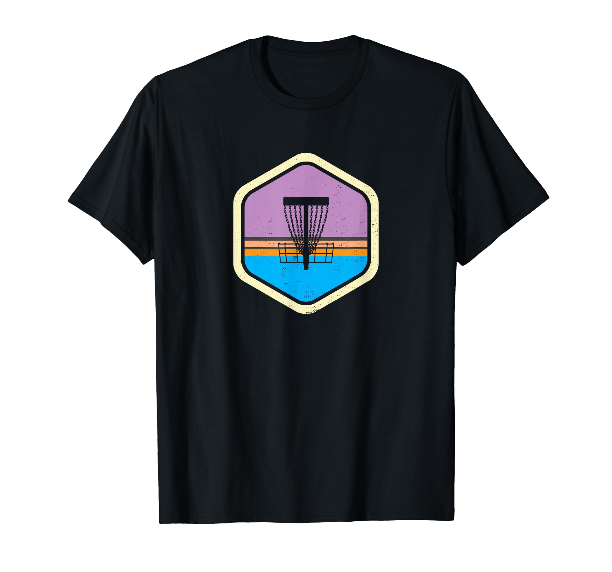 Disc Golf Distressed Basket Chains T-Shirt - Unique Graphic Unisex - T-Shirt, Sweatshirt, Hoodie