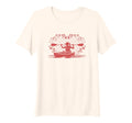 Womens Floral Kayak Distressed Roses T-Shirt - Fun Novelty Design Unisex - T-Shirt, Sweatshirt, Hoodie