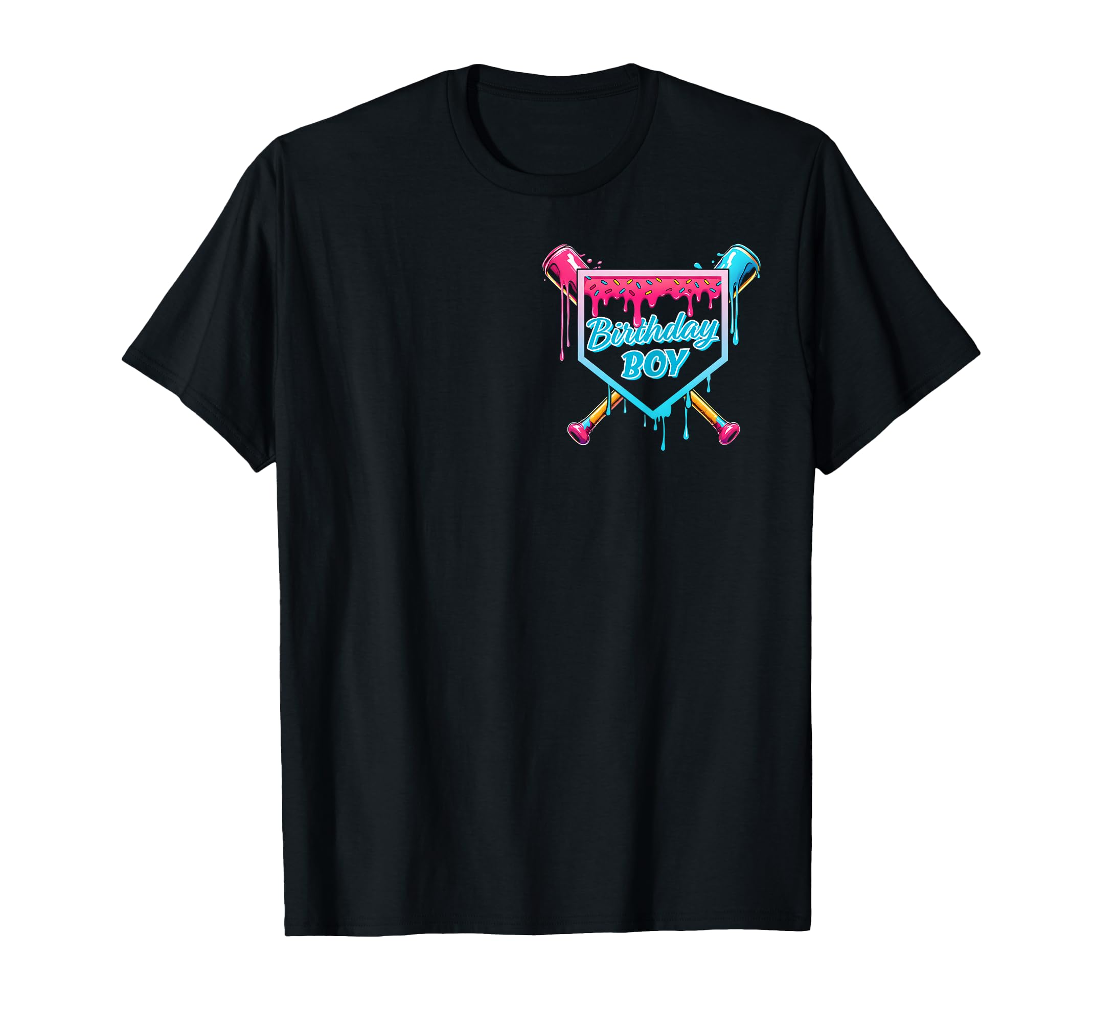 Baseball 6 Year Old Ice Cream Drip 6Th T-Shirt - Trendy Graphic Men Women - T-Shirt, Sweatshirt, Hoodie