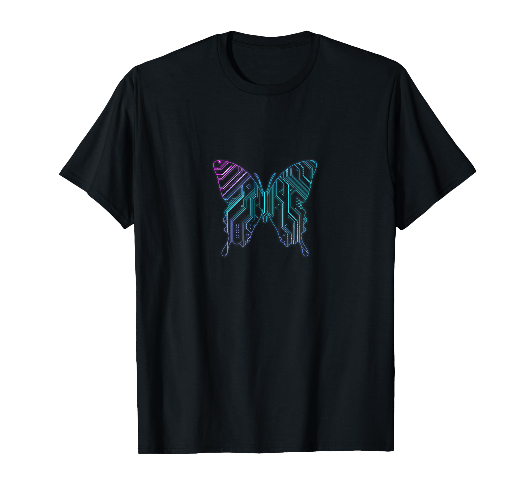 Cyber Aesthetic Butterfly Futurism T-Shirt - Streetwear Style Unisex - T-Shirt, Sweatshirt, Hoodie