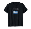 Athens Greece Flag Distressed T-Shirt - Graphic Print Unisex - T-Shirt, Sweatshirt, Hoodie