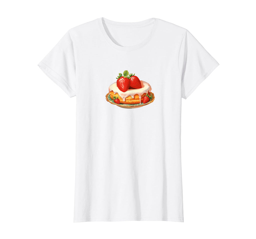 Coquette Strawberry Cake Girlcore T-Shirt - Aesthetic Graphic Men Women - T-Shirt, Sweatshirt, Hoodie