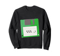 Floppy Disk Wink Funny Old School Sweatshirt - Novelty Apparel Men Women - T-Shirt, Sweatshirt, Hoodie