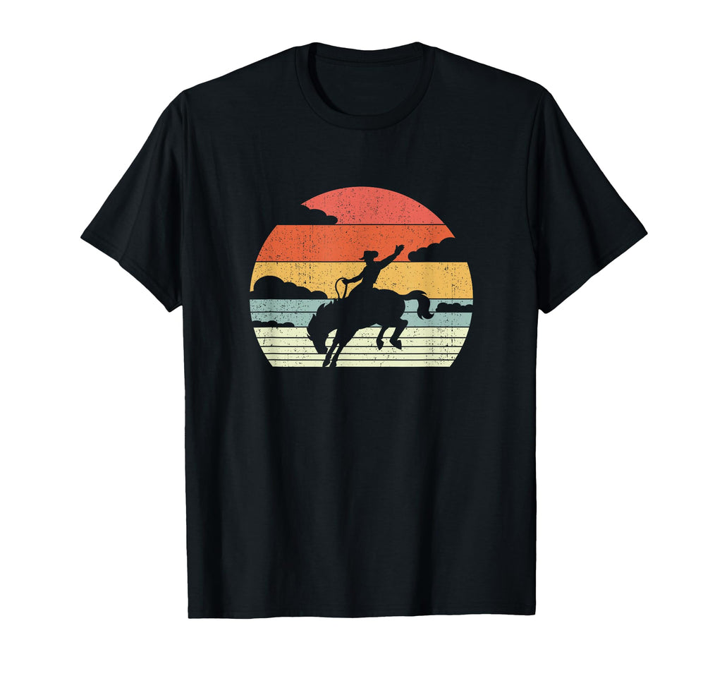 Cowboy Horse Riding Horseman Rodeo T-Shirt - Trendy Graphic Unisex - T-Shirt, Sweatshirt, Hoodie