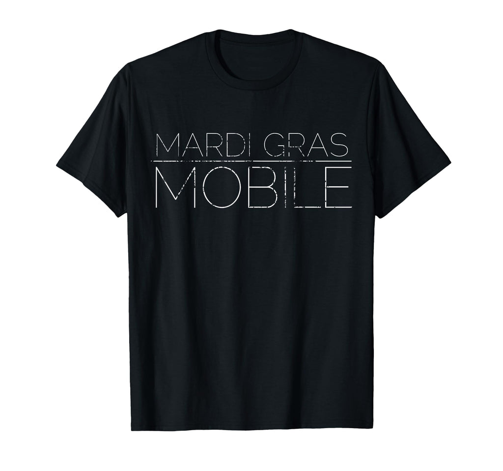 Mardi Gras Mobile Al Minimalist T-Shirt - Casual Everyday Wear Unisex - T-Shirt, Sweatshirt, Hoodie