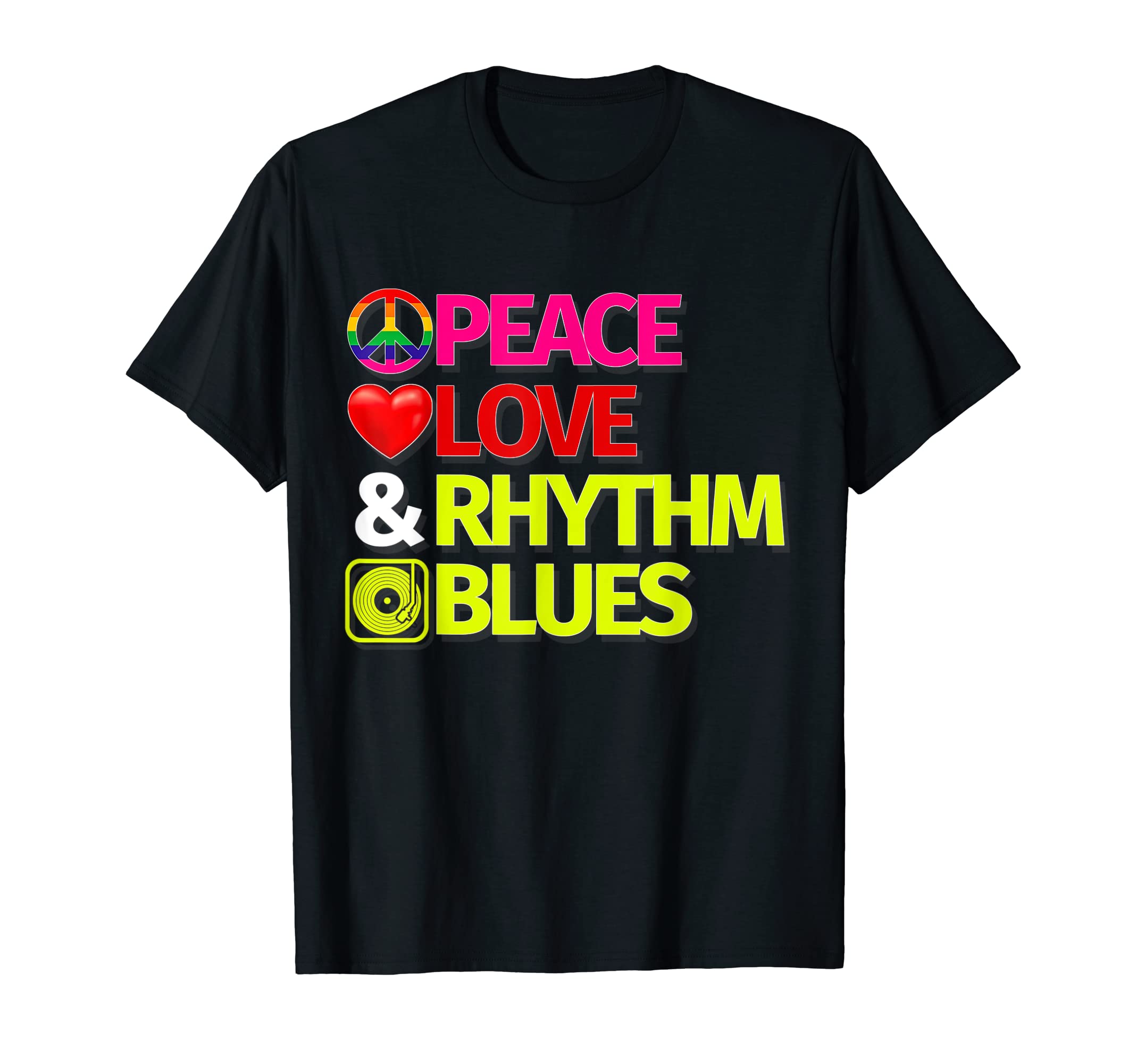 Peace Love Rnb T-Shirt - Custom Art Print Unisex - T-Shirt, Sweatshirt, Hoodie